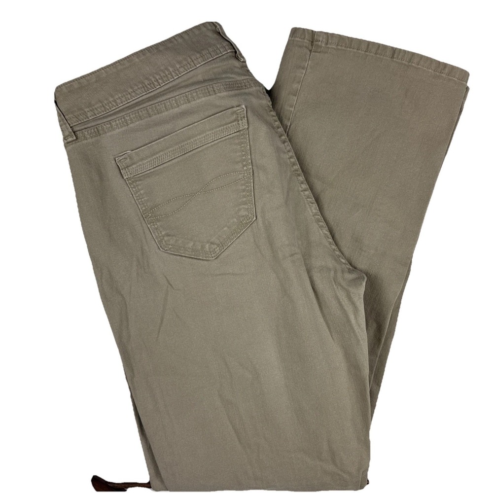 Riders by Lee Kakhi Jeans Womens 16 Long (34x32) Tan Pants Mid-Rise Bootcut Y2K